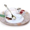 Honey Dish Set with Colorful Apples