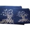 Judaica Tallit & Tefillin bag set Impala fabric Tree of Life Blue