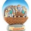 Magnet with Colorful Jerusalem View Free Standing