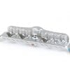 Hand Painted Menorah Hannukah with Doves and Crysta Laser Cut Lily Art Judaica