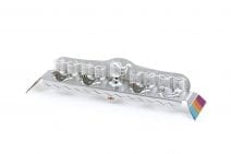 Hand Painted Menorah Hannukah with Doves and Crysta Laser Cut Lily Art Judaica