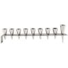 Judaica Hanukkah Yair Emanuel Anodized Aluminum Cones Menorah