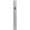 Judaica Aluminum Semi Round Mezuzah Case with Shin Printed in Silver