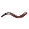 Yemenite Shofar Kudu Horn- Half Polished Mini