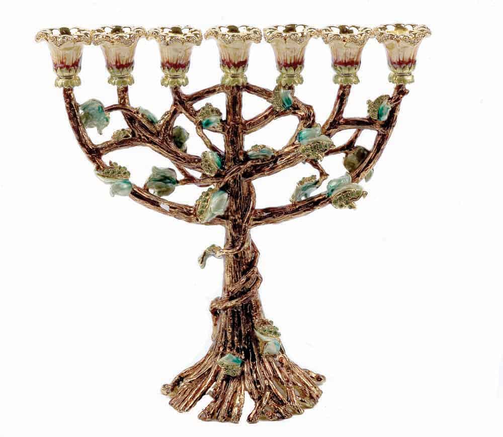 Holy Land WebStore - 7 Branch Menorah for sale, jewish candelabra