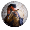 Golani Soldier at the Western Wall Kippah