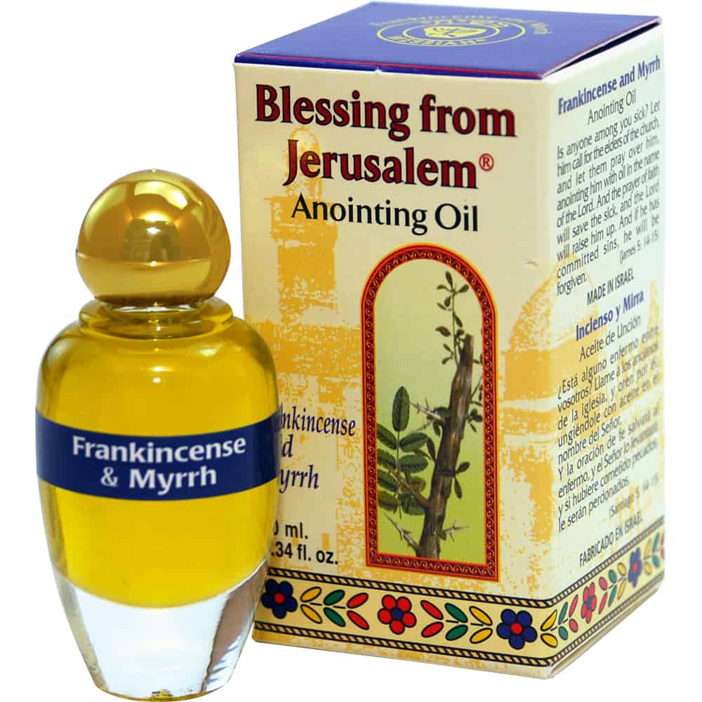 Frankincense and Myrrh Anointing Oil - Blessing from Jerusalem