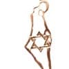 Israel Map Pendant with Star of David