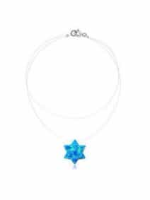 Floating Illusion Star of David Necklace