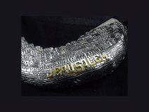 Shofar in Silver & White- Jerusalem 
