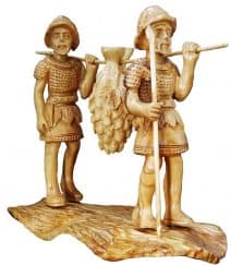 Olive Wood Joshua and Caleb -The Spies