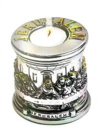 The Last Supper Single Candle Holder - 925 Electroformed Silver