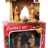 Nativity scene stable with Holy Family