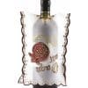 Wine Bottle Cover with Red Pomegranate