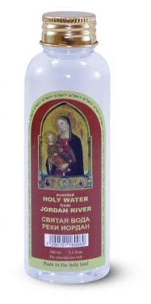 Holy Water from Jordan River - Virgin Mary Bottle 100 ml 3.4 fl. oz.