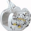Card Holder Apple Jerusalem Design in Silver and Gold