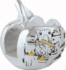 Card Holder Apple Jerusalem Design in Silver and Gold