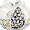 Card Holder Pomegranate Jerusalem Design in Silver and Gold