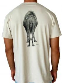 The Camel T-Shirt - Front and back 