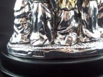 25 Electroformed Silver Holy Land Nativity Scene Miniature