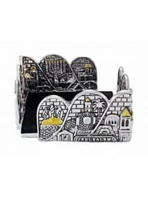 Stand for Memo Paper & Business Cards - Jerusalem Theme