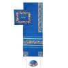 Yair Emanuel Embroidered Tallit Set Jerusalem in Blue