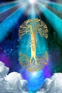 Israeli Artist Orit Martin - Tree of Life - Print on Canvas