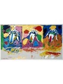 Three Sheep - Golden