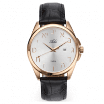 Hebrew Letters Golden Watch by Adi