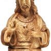 Sacred Heart of Jesus Bust Olive Wood