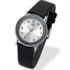 Classic Hebrew Letters Silver Watch by Adi