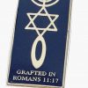 Grafted In Messianic Seal Lapel Pin - Holy Land Gift