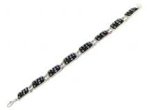 Hoshen Stones Sterling Silver Bracelet 