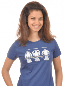  Three Wise Doves T- Shirt - Made in Israel - Israel Gift