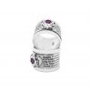 Sterling Silver Star of David Ring with Tfelitat Haderech