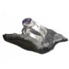 Shema Israel Sterling Silver Ring with Amethyst