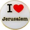 I love Jerusalem Lapel Pin