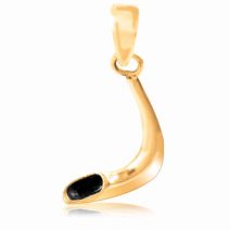 Shofar Horn Pendant in gold plated 