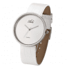 Adi Watches Woman Elegant White Wrist Watch Citizen Mechanism Quartz No Numbers