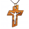 Cross with Crucifix Cut Out Pendant