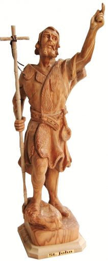 Olive Wood St. John The Baptist