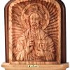 Olive Wood Jesus Christ Pantocrator Icon