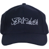 Handwriting Jerusalem Cap in Blue Navy - Israel Gift