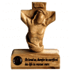 Olive Wood Crucifix Modern Art
