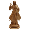 Olive Wood Jesus of Divine Mercy