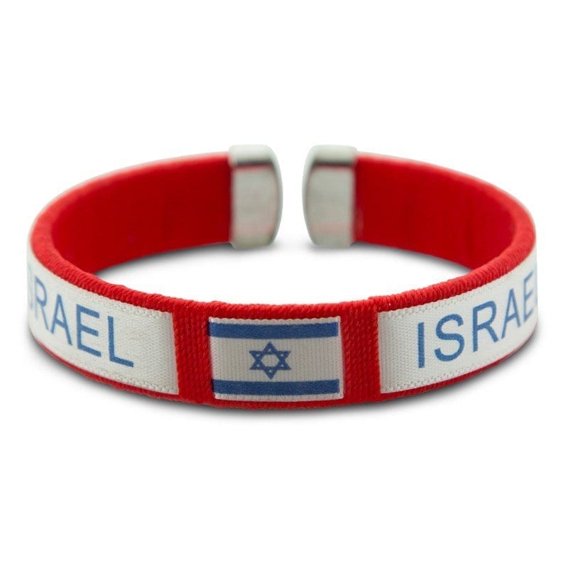 Israel Bracelet in Red