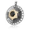 Sterling Silver & Gold 12 Angels Pendant