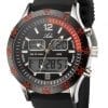 Men's Sport Red and Black Wrist Watch by Adi
