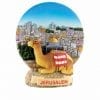 Ceramic Colorful Magnet with Jerusalem View & Camel