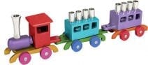 Chanukkah Menorah - Train - Aluminium